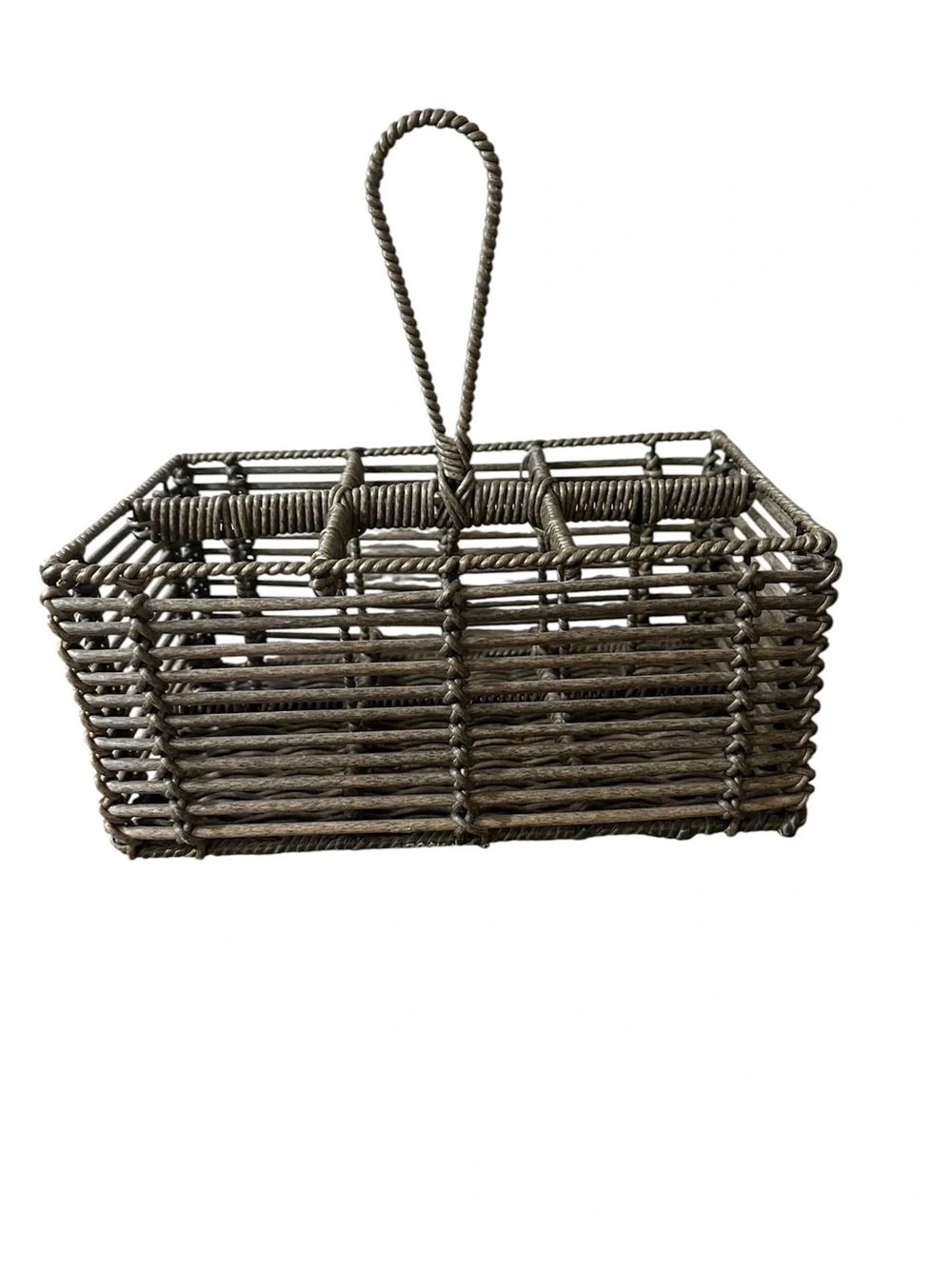 Woven Rectangular Serving Caddy